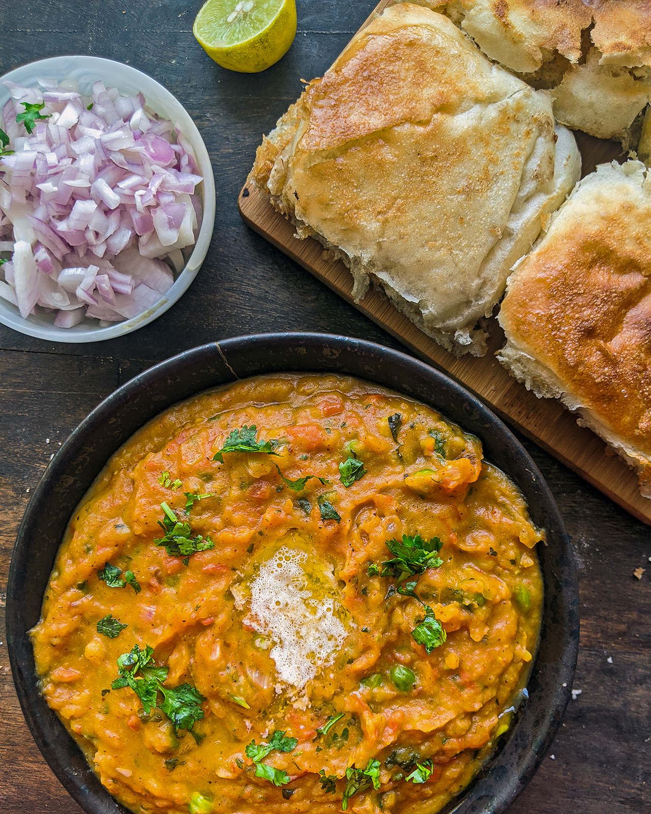 Pav Bhaji (Street Food Style)