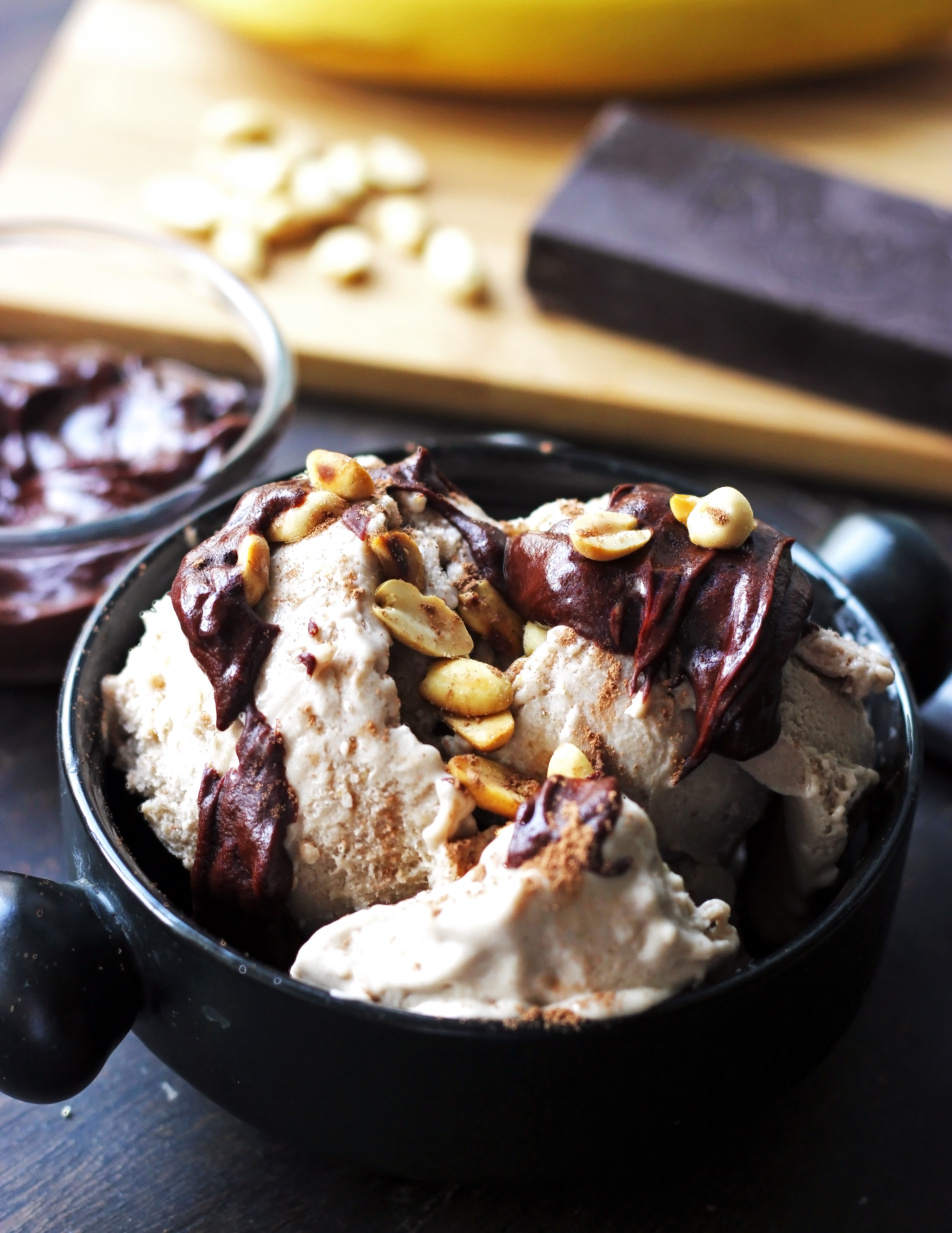 Banana Peanut Butter Ice Cream